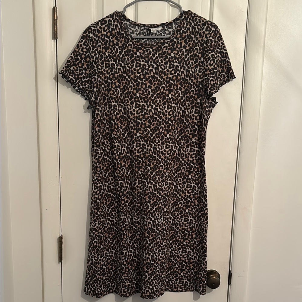 American Eagle Outfitters Black and White A-line Mini Dress